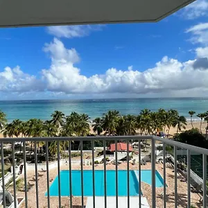 Ocean Front 2 Bedroom & Bath In Isla Apartment San Juan